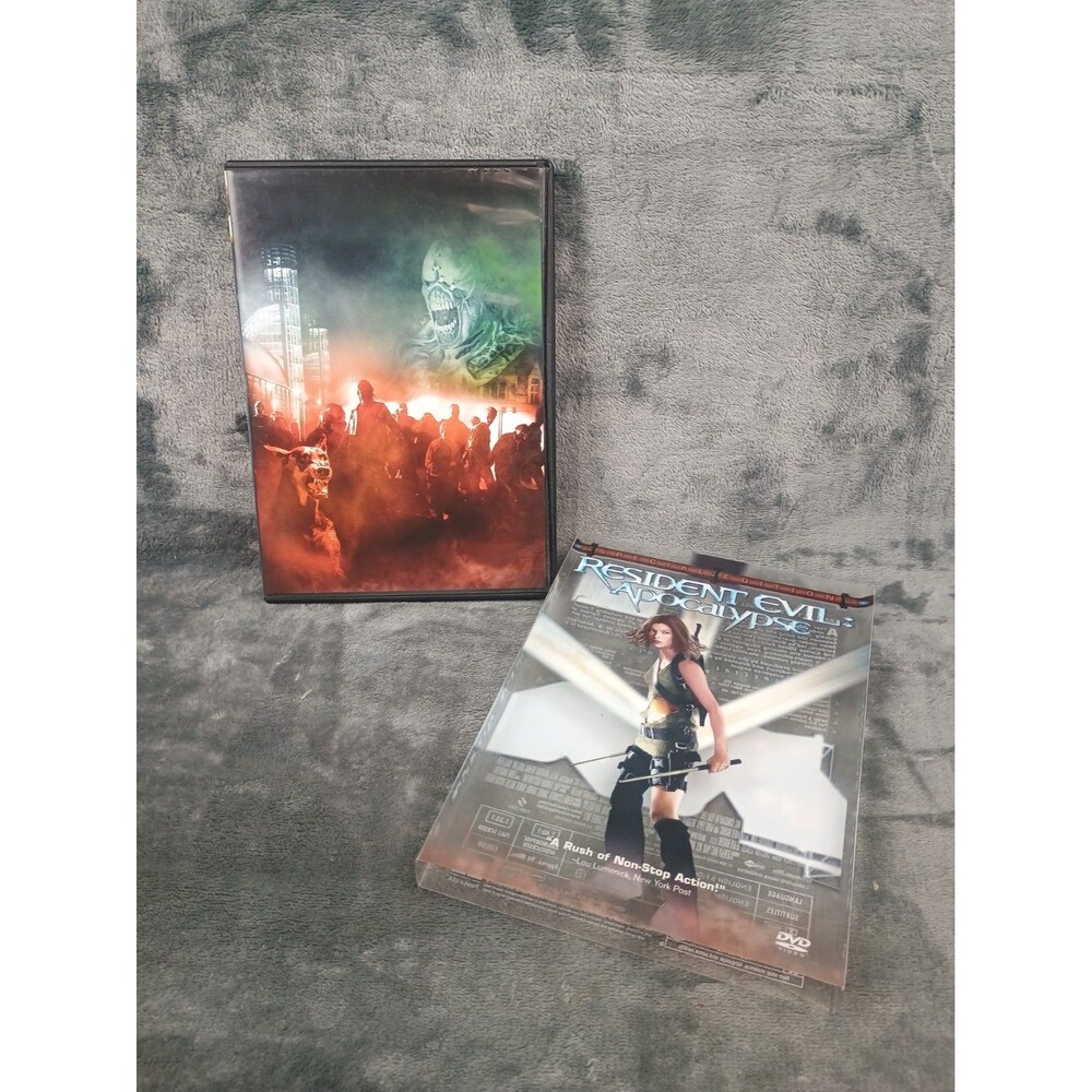 Resident Evil: Apocalypse (DVD, 2004, 2-Disc Set, Special Ed) with slip cover